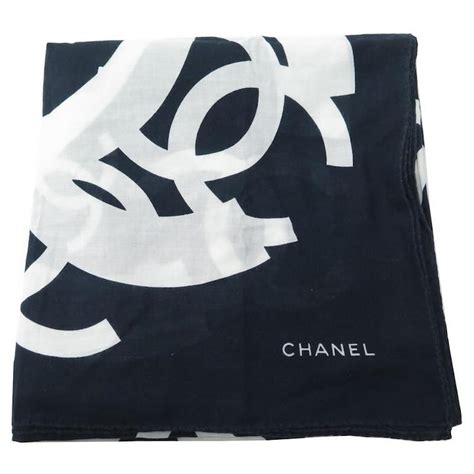 foulard chanel con.peonie|Foulard en coton CHANEL pour Femme .